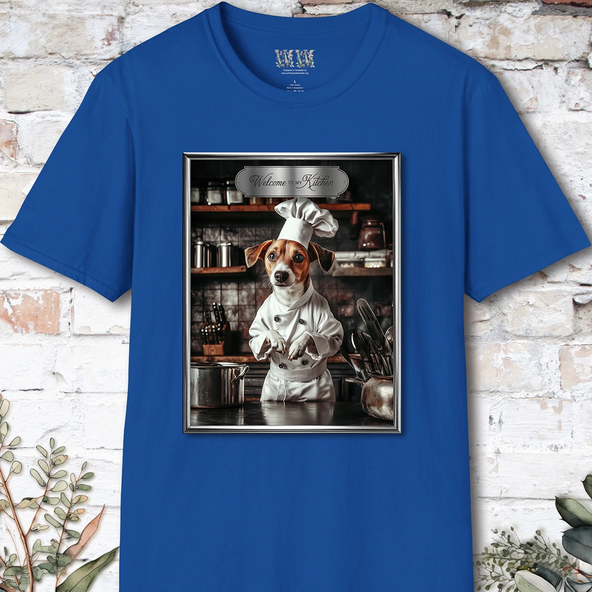 Jack Russell Chef Unisex T shirt