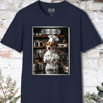 Jack Russell Chef Unisex T shirt