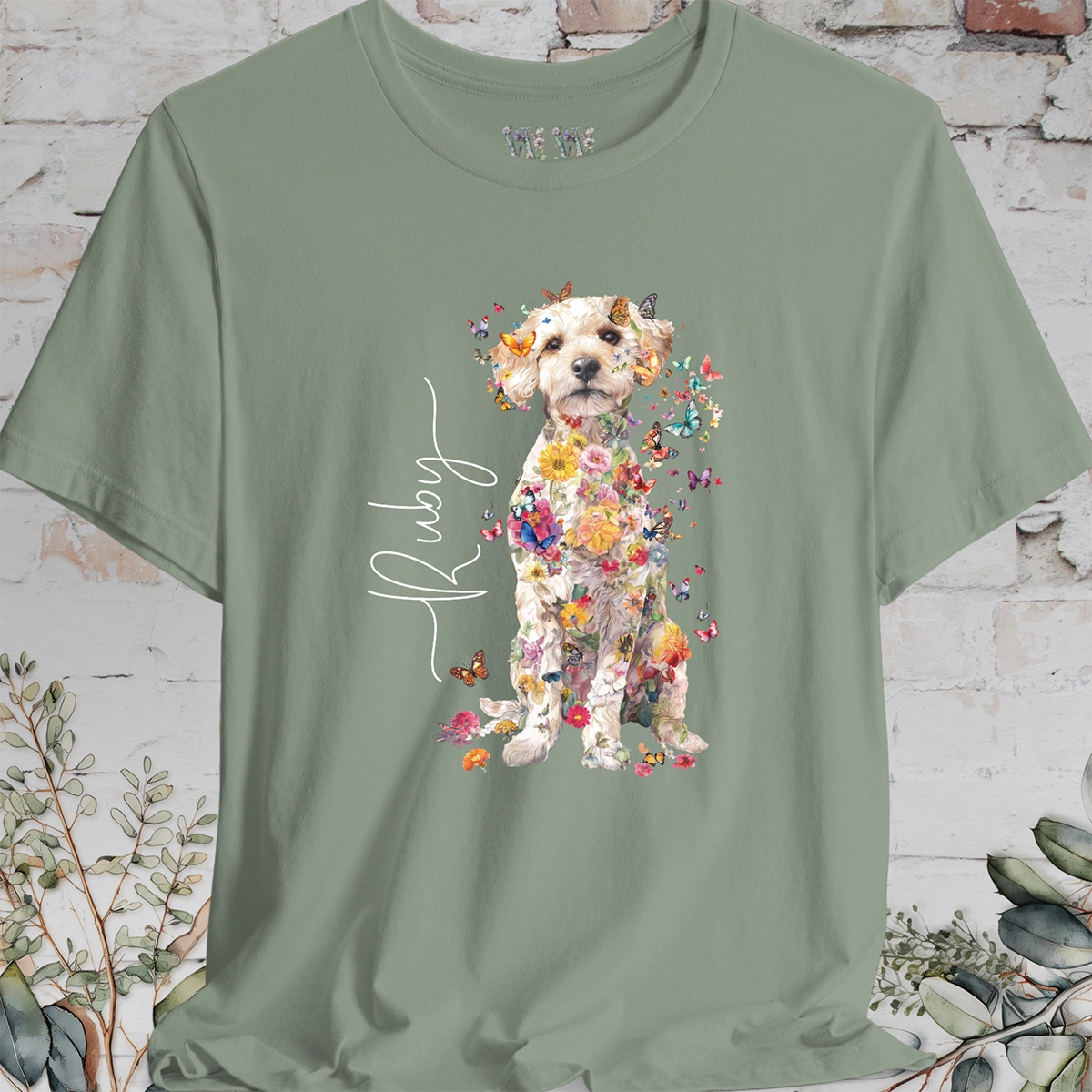 Jackapoo #1 Floral Personalized T shirt