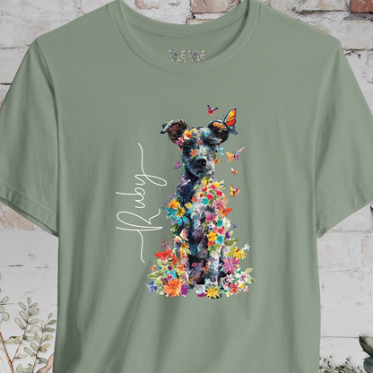 Jackapoo #2 Floral Personalized T shirt