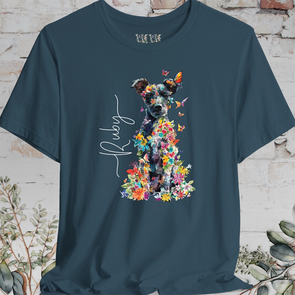 Jackapoo #2 Floral Personalized T shirt