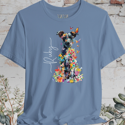 Jackapoo #2 Floral Personalized T shirt