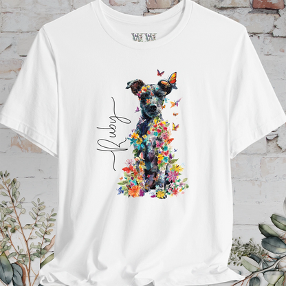 Jackapoo #2 Floral Personalized T shirt