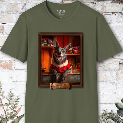 Australian Cattle dog #1 Santa's Workshop Unisex T shirt