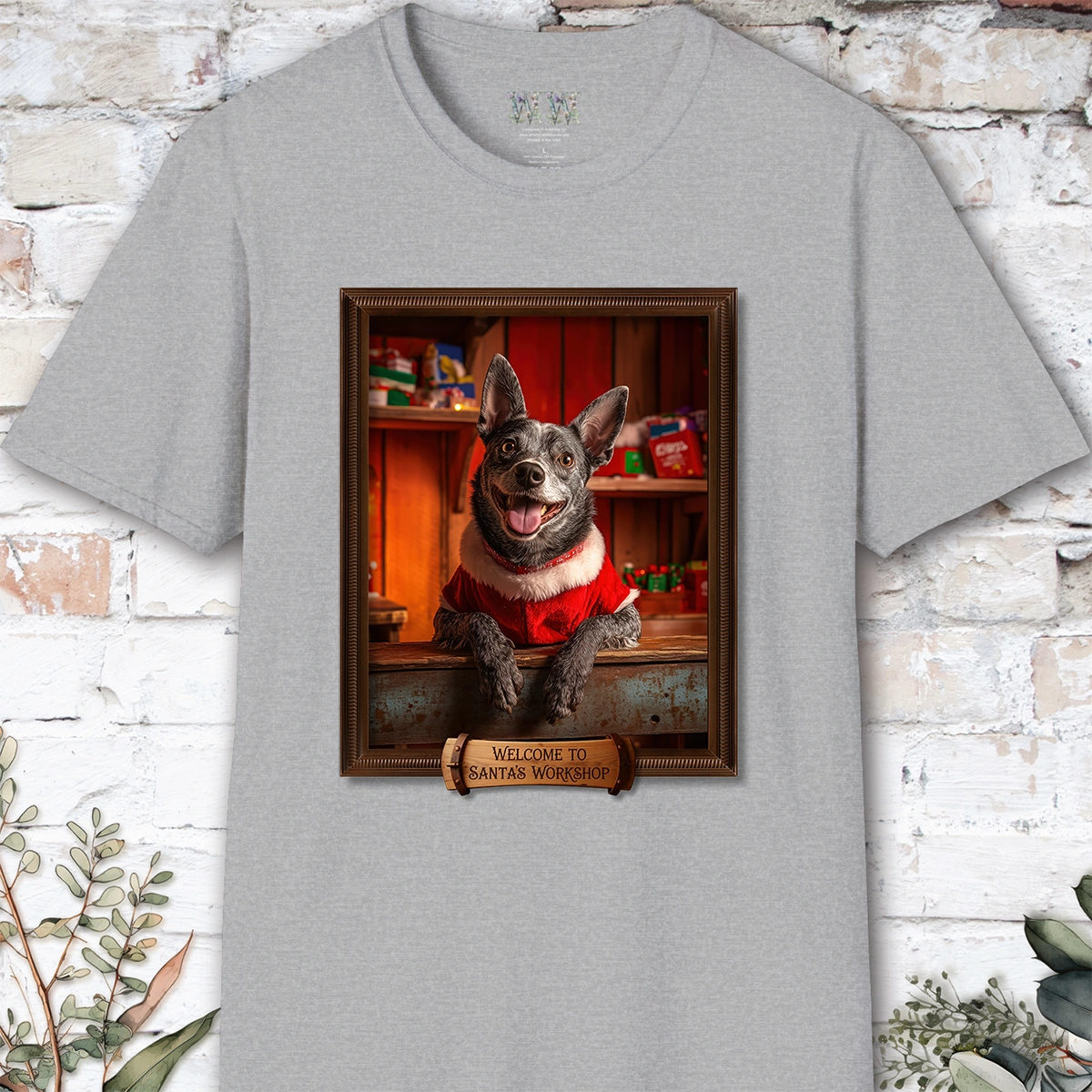 Australian Cattle dog #1 Santa's Workshop Unisex T shirt