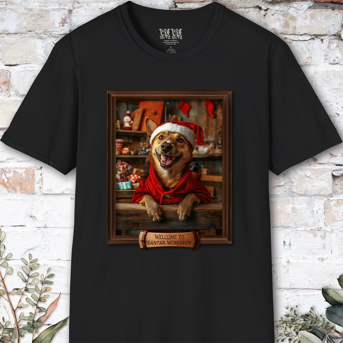 Australian Cattle dog #2 Santa's Workshop Unisex T shirt