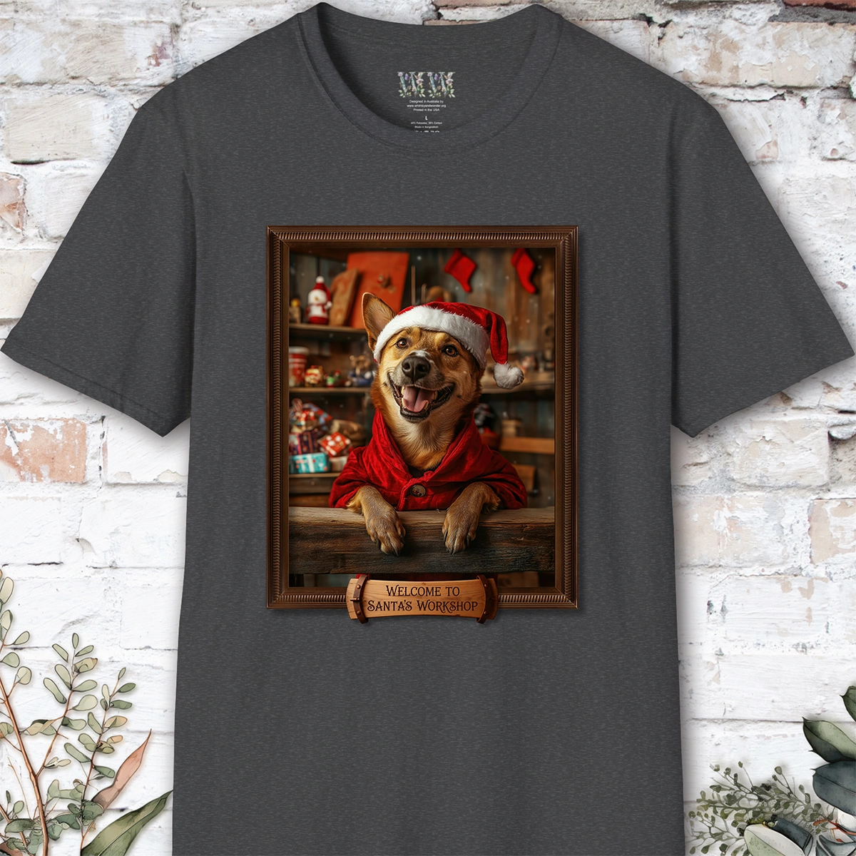 Australian Cattle dog #2 Santa's Workshop Unisex T shirt