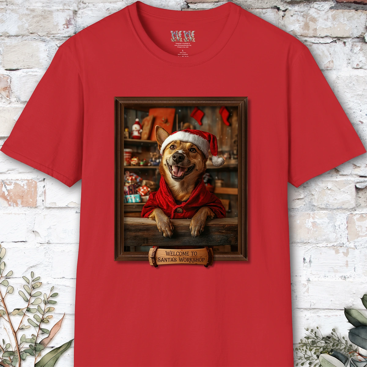 Australian Cattle dog #2 Santa's Workshop Unisex T shirt