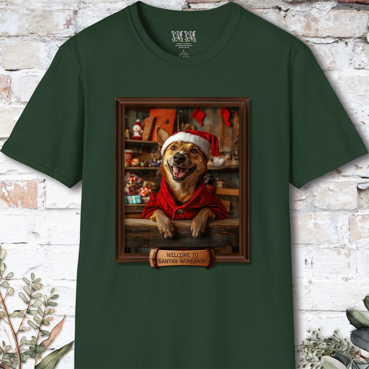 Australian Cattle dog #2 Santa's Workshop Unisex T shirt