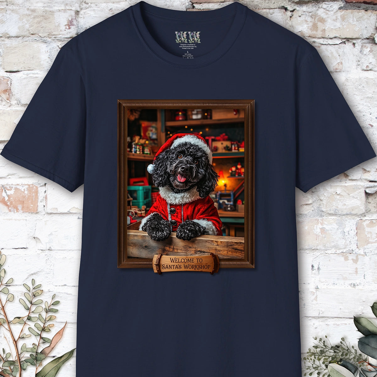 Labradoodle #1 Santa's Workshop Unisex T shirt
