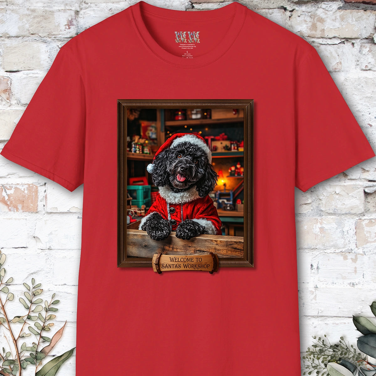 Labradoodle #1 Santa's Workshop Unisex T shirt