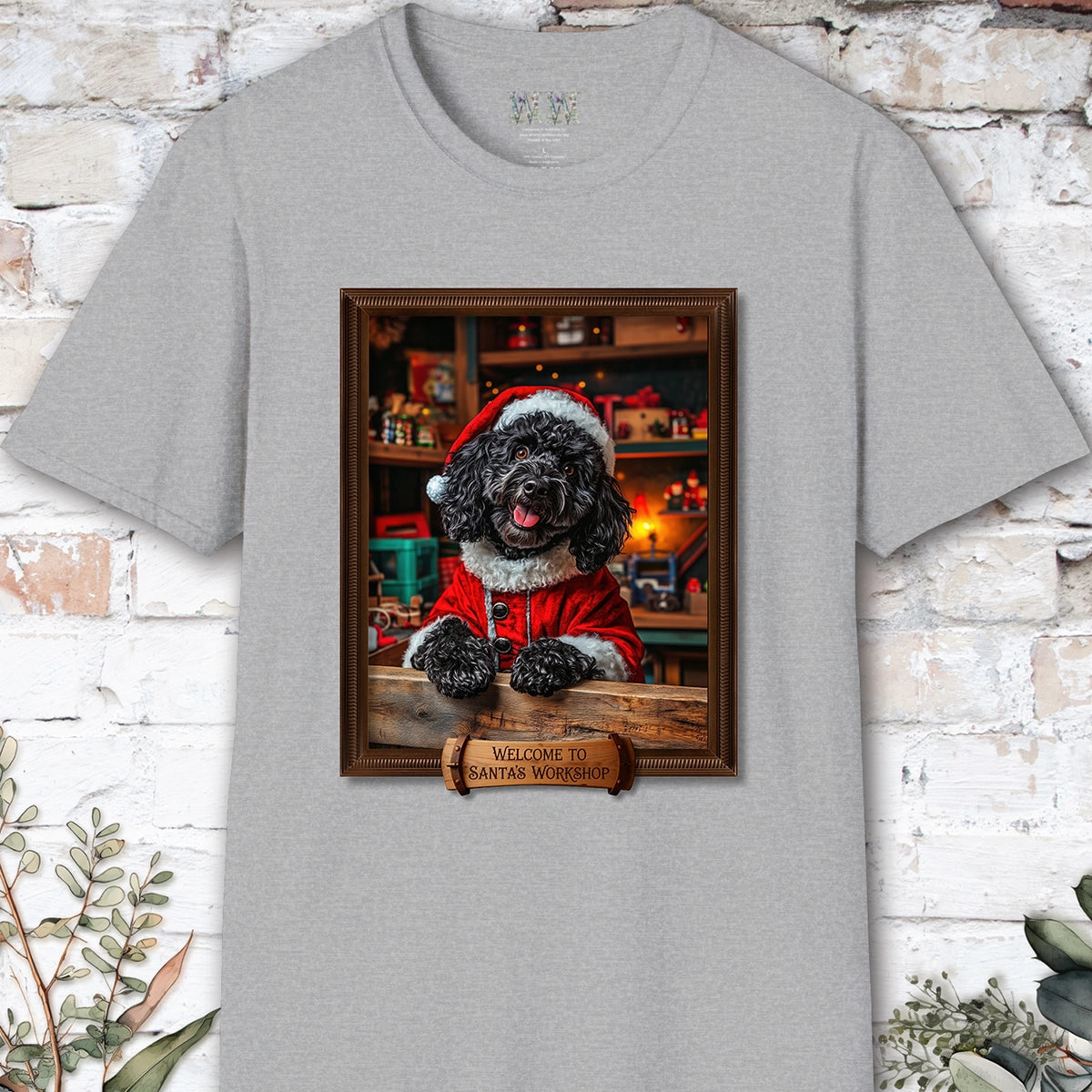 Labradoodle #1 Santa's Workshop Unisex T shirt