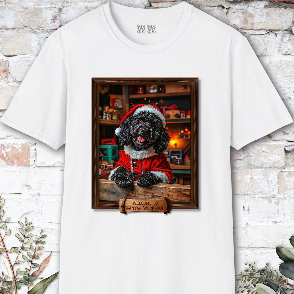 Labradoodle #1 Santa's Workshop Unisex T shirt