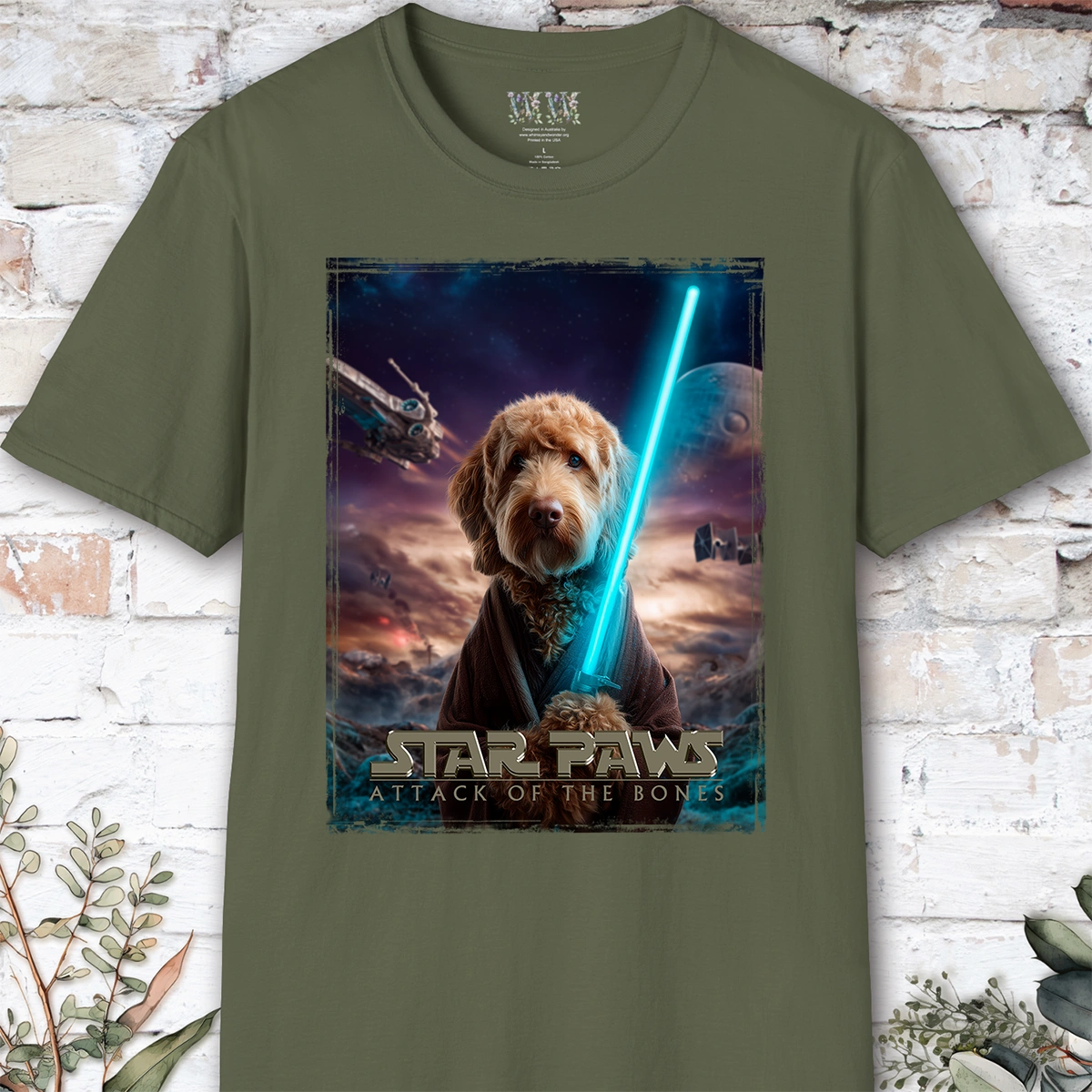 Labradoodle #1 Starpaws Unisex T shirt
