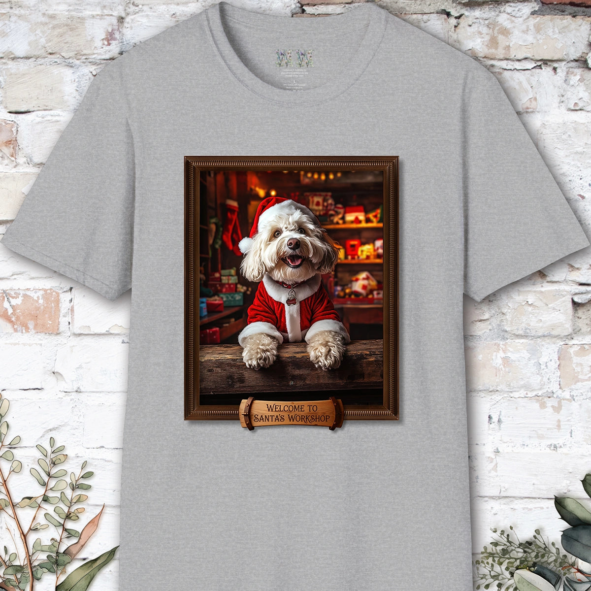 Labradoodle #2 Santa's Workshop Unisex T shirt