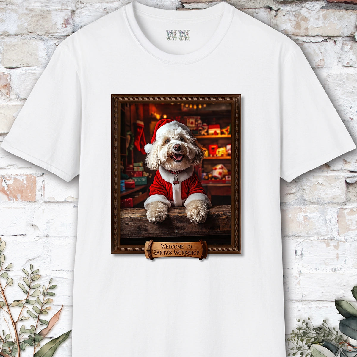 Labradoodle #2 Santa's Workshop Unisex T shirt