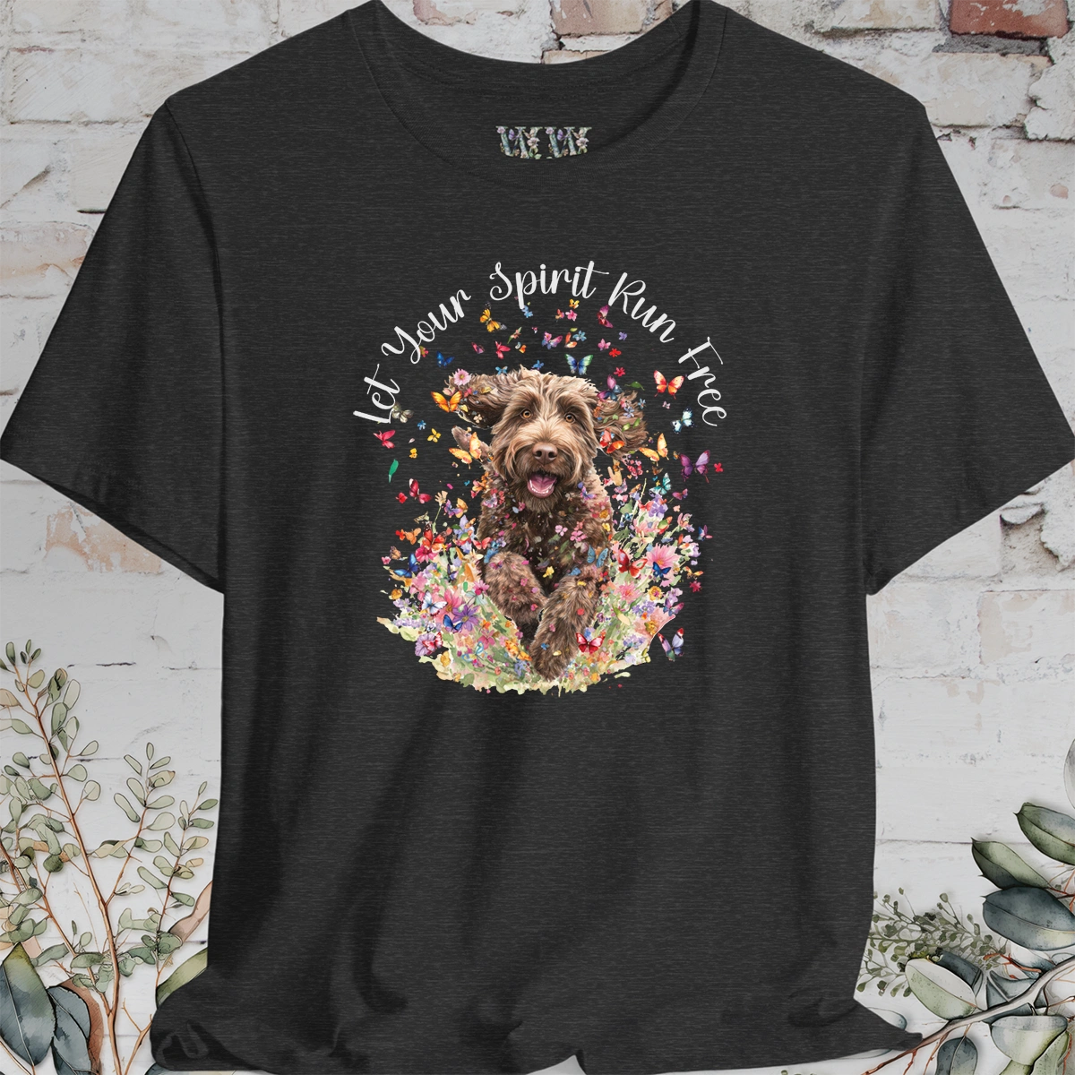 Labradoodle #2 'Let your spirit run free' T shirt