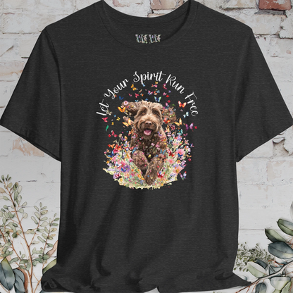 Labradoodle #2 'Let your spirit run free' T shirt