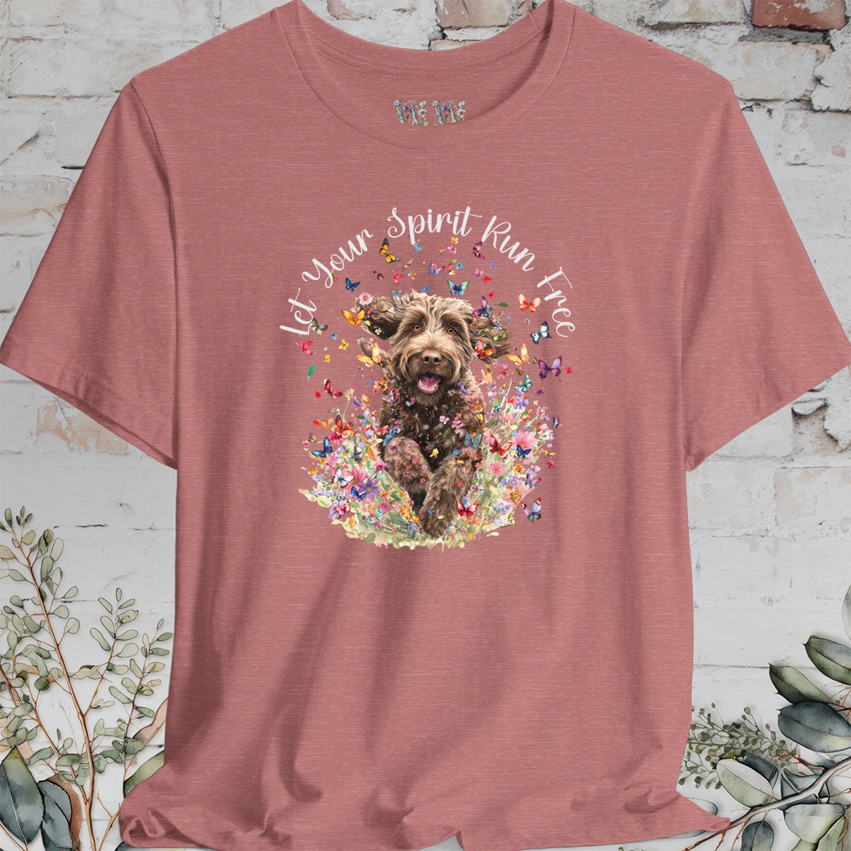 Labradoodle #2 'Let your spirit run free' T shirt