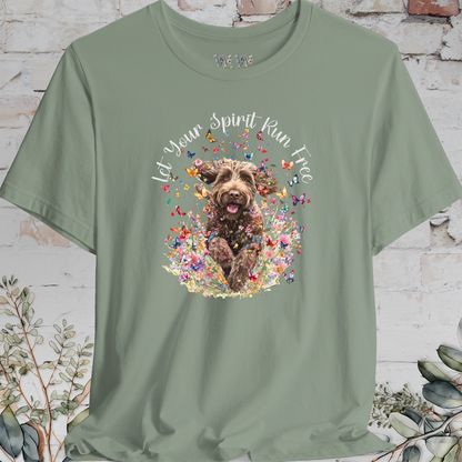 Labradoodle #2 'Let your spirit run free' T shirt