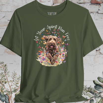 Labradoodle #2 'Let your spirit run free' T shirt