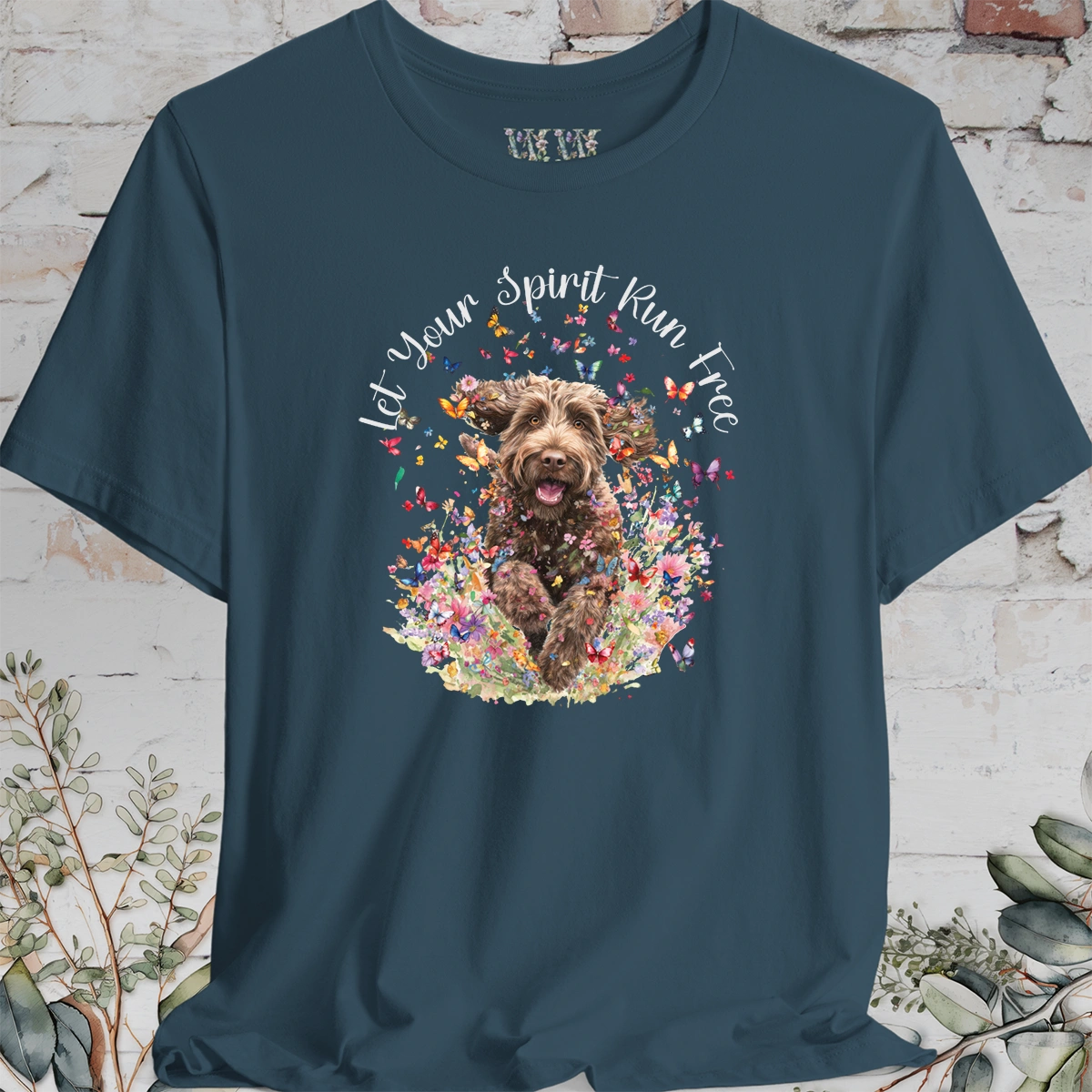 Labradoodle #2 'Let your spirit run free' T shirt