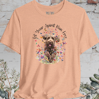 Labradoodle #2 'Let your spirit run free' T shirt