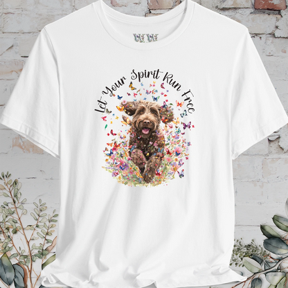Labradoodle #2 'Let your spirit run free' T shirt
