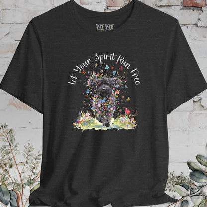 Labradoodle #3 'Let your spirit run free' T shirt