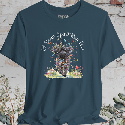 Labradoodle #3 'Let your spirit run free' T shirt