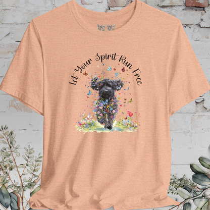 Labradoodle #3 'Let your spirit run free' T shirt