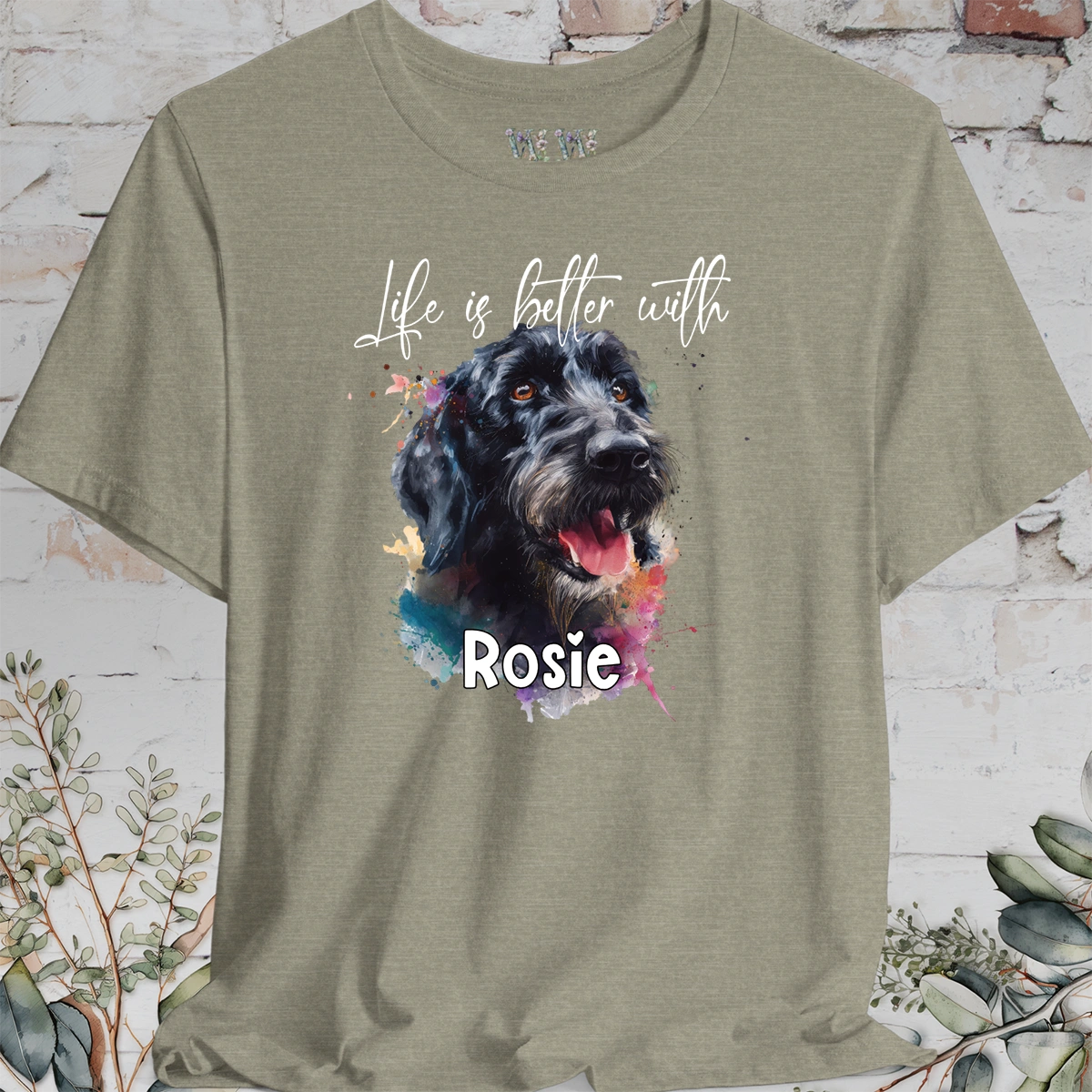 Labradoodle/Groodle #1 'Life is better with'  Personalized T shirt