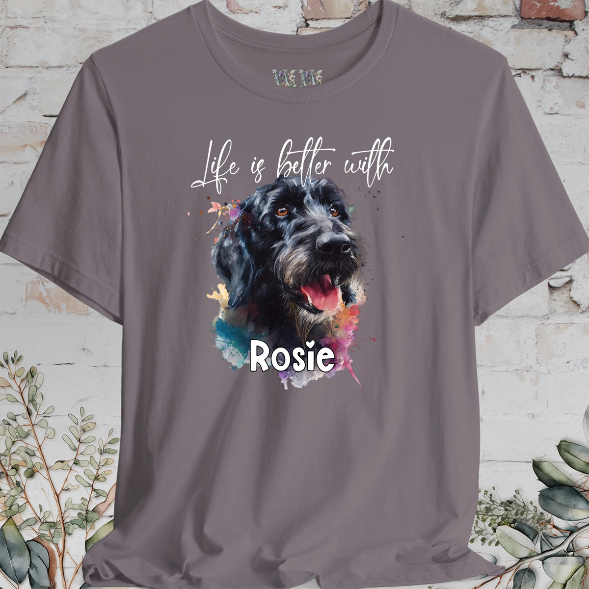 Labradoodle/Groodle #1 'Life is better with'  Personalized T shirt