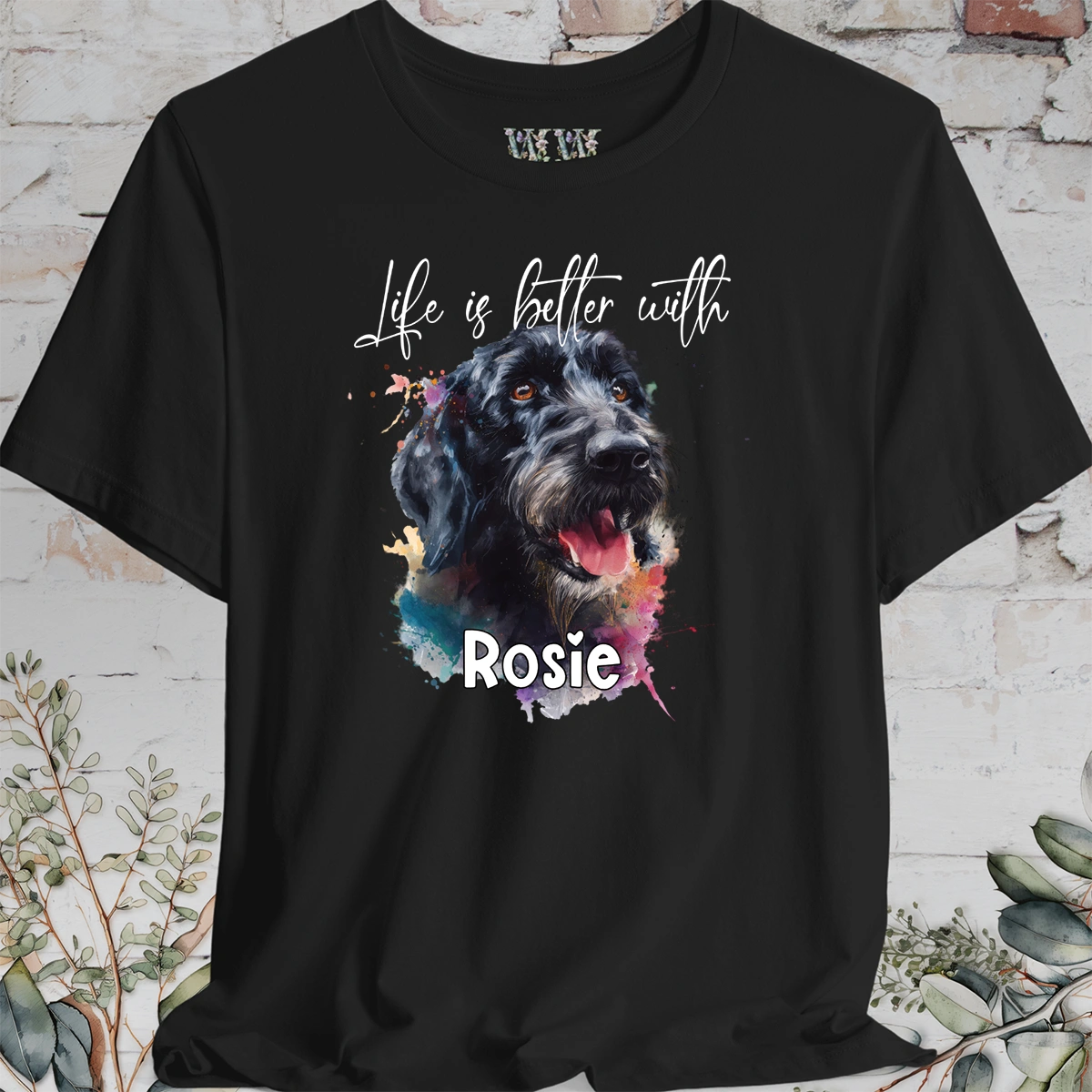 Labradoodle/Groodle #1 'Life is better with'  Personalized T shirt