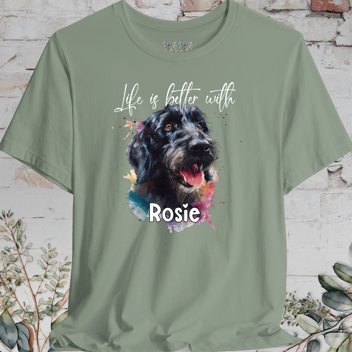 Labradoodle/Groodle #1 'Life is better with'  Personalized T shirt