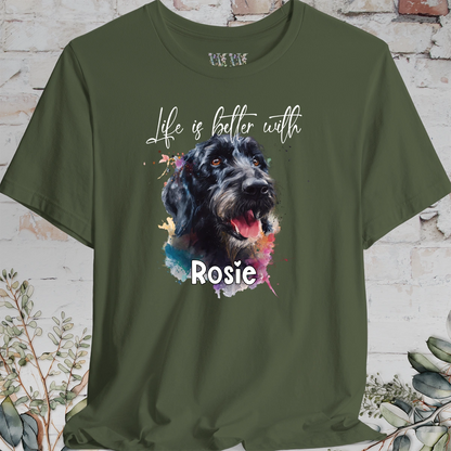 Labradoodle/Groodle #1 'Life is better with'  Personalized T shirt