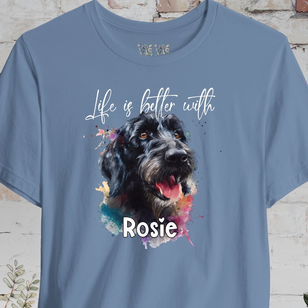 Labradoodle/Groodle #1 'Life is better with'  Personalized T shirt