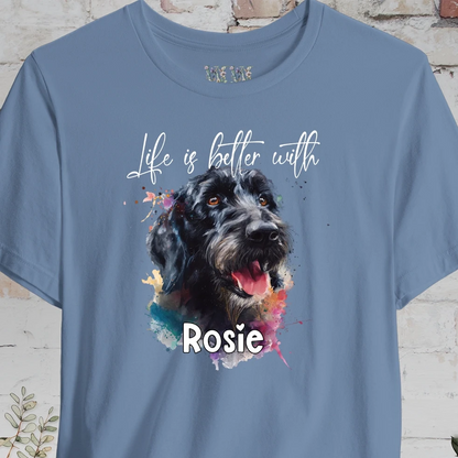 Labradoodle/Groodle #1 'Life is better with'  Personalized T shirt