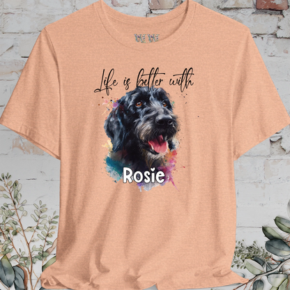 Labradoodle/Groodle #1 'Life is better with'  Personalized T shirt