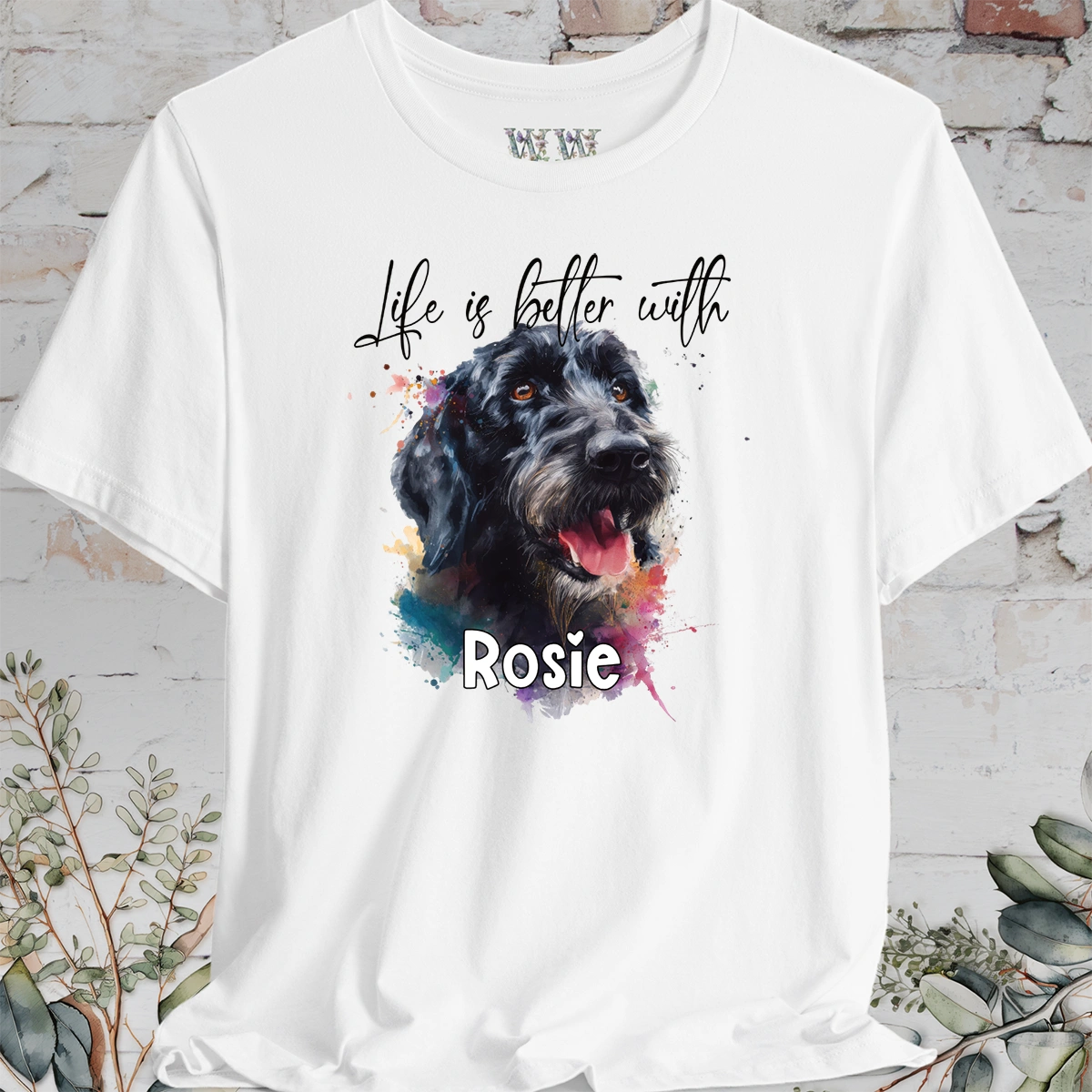 Labradoodle/Groodle #1 'Life is better with'  Personalized T shirt