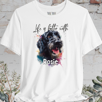 Labradoodle/Groodle #1 'Life is better with'  Personalized T shirt