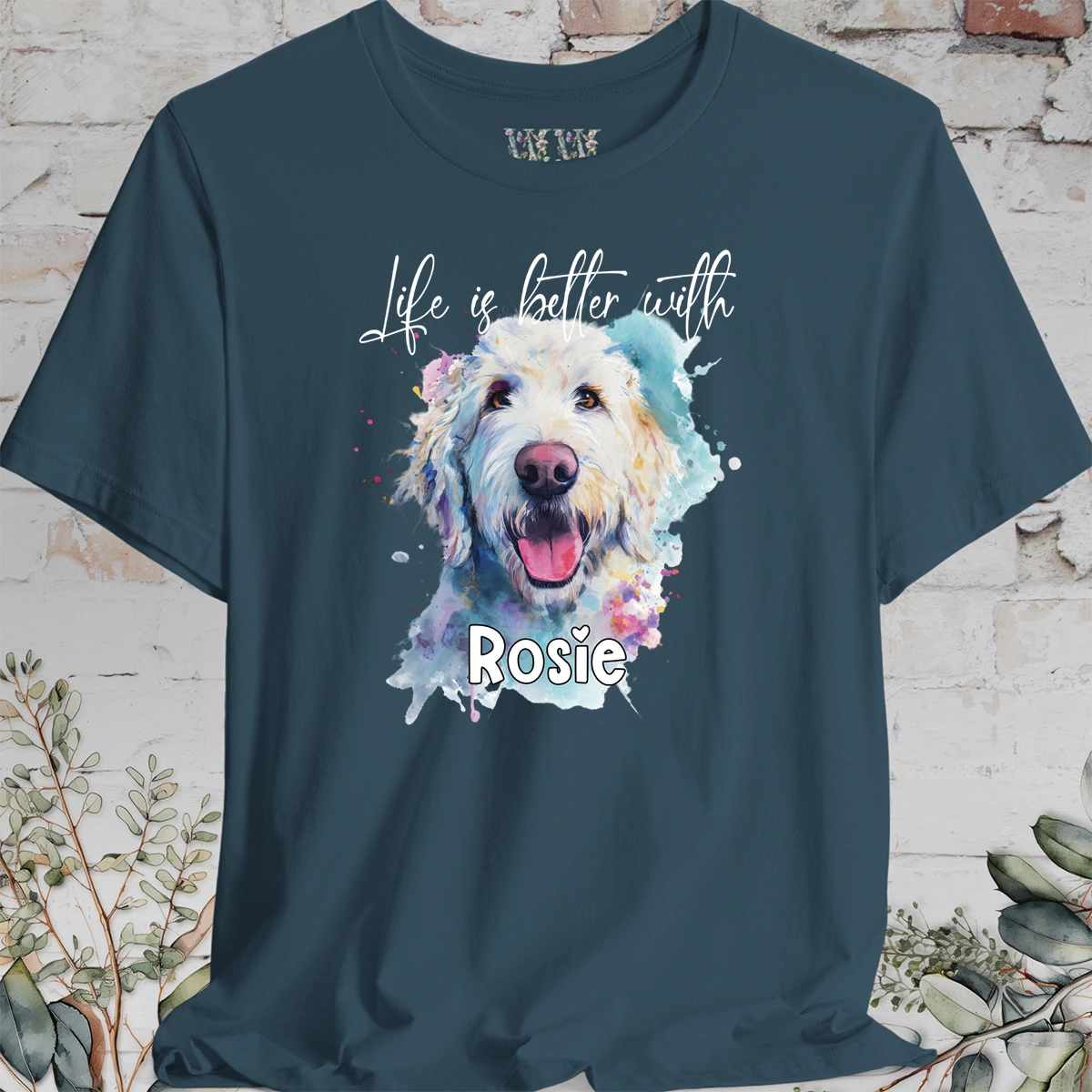 Labradoodle/Groodle #2 'Life is better with'  Personalized T shirt