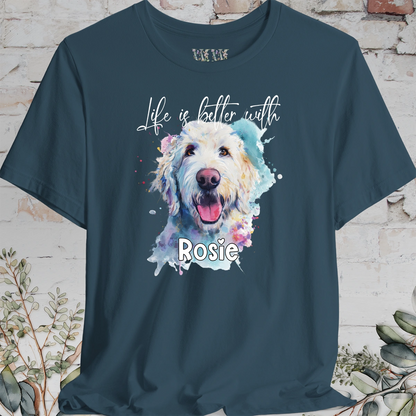 Labradoodle/Groodle #2 'Life is better with'  Personalized T shirt