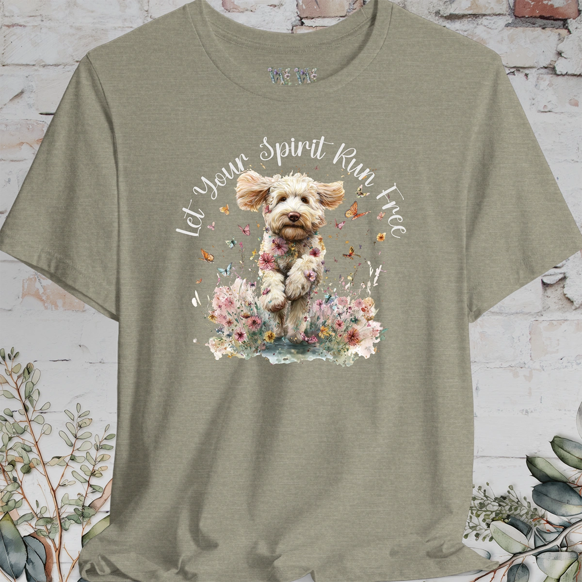 Labradoodle 'Let your spirit run free' T shirt
