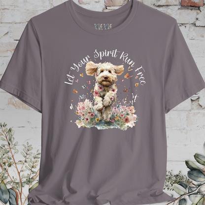 Labradoodle 'Let your spirit run free' T shirt