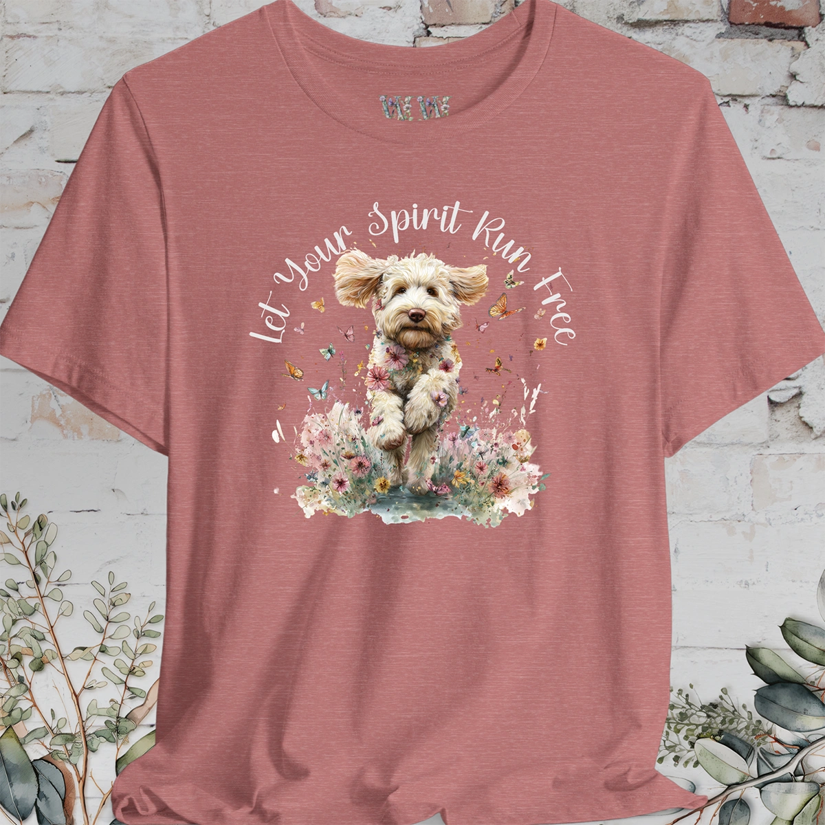 Labradoodle 'Let your spirit run free' T shirt