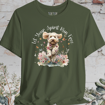 Labradoodle 'Let your spirit run free' T shirt