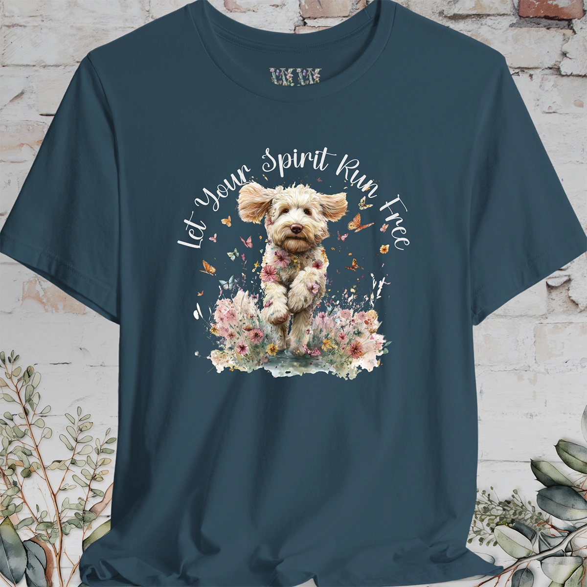 Labradoodle 'Let your spirit run free' T shirt