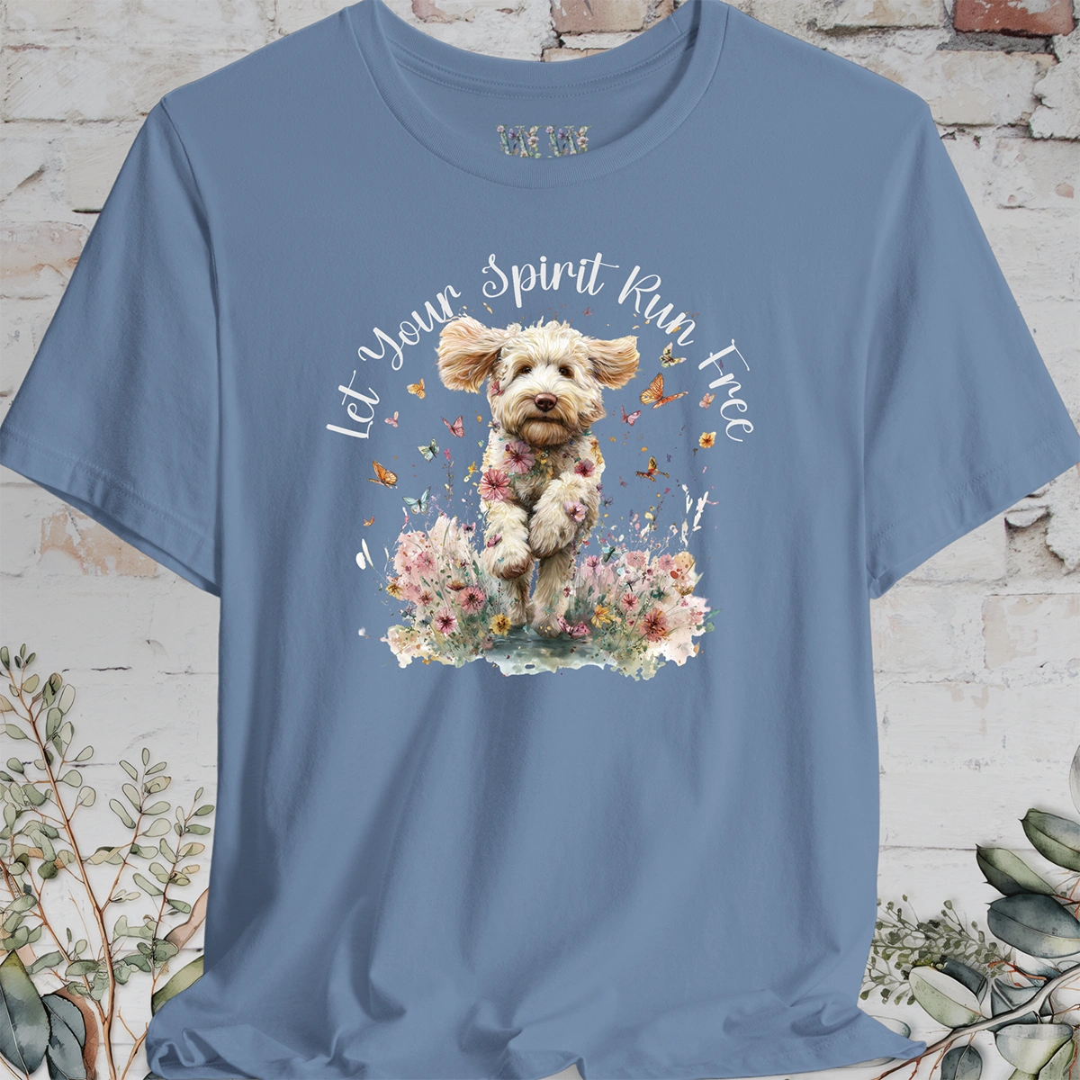 Labradoodle 'Let your spirit run free' T shirt