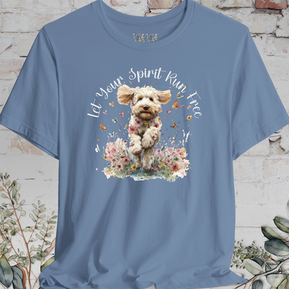 Labradoodle 'Let your spirit run free' T shirt